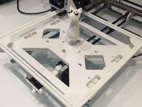 200 mm x cam plaka çerçevesi 3d baskı yatak 3d print model - Mito3D