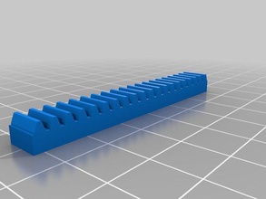 mon personnalisés lego crémaillère la construction jouets 3d print model - Mito3D