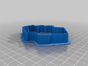 aik shield cookie cutter kitchen & dining customized 3d print model - Mito3D
