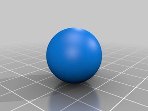 test print 2 - sphere 3d print model - Mito3D