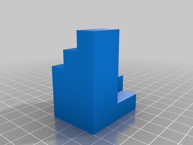 impressão de teste 4 - escada 3D print model - Mito3D