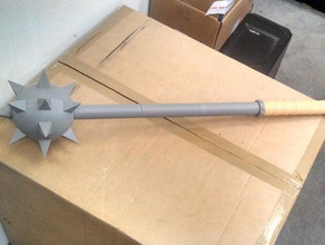 full size mace toys & games medieval pointy 3d print model - Mito3D