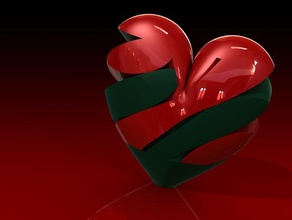 coração em forma de parafuso-caixa recipientes a arte caixa natal recipiente presente giftbox hart amor matemática modelo parafuso screwbox armazenamento valentine o dia dos namorados 3d print model - Mito3D