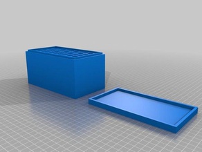 meu personalizados paramétrico empilhável, caixa de munição tampa esporte & ao ar livre personalizado 3d print model - Mito3D