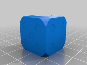 my customized rigged dice 3d print model - Mito3D