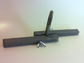 tap handles wood insert nuts hand tools machine shop handle threaded tool 3d print model - Mito3D