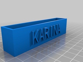 karina iş sahibi ofis özelleştirilmiş 3d print model - Mito3D