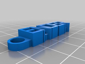 llavero de ender organización personalizado 3d print model - Mito3D