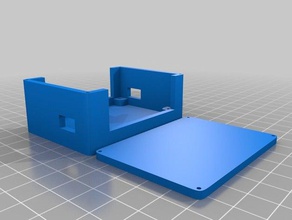 dc-dc 15a buck converter enclosure electronics box case project voltage 3d print model - Mito3D