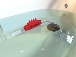 bathtub rubber strap household bath room grip 3d print model - Mito3D