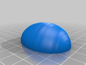 1 50mm yarım yumurta yönlü 3d print model - Mito3D