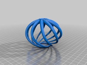 twisted ornamento 1 arredamento torsione di natale 3d print model - Mito3D
