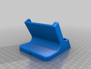 nexus 5 table stand qi charger slot mobile phone 3d print model - Mito3D