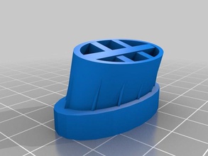 tube plug oval chair feet replacement parts foot household 3d print model - Mito3D