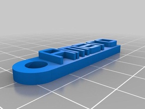 amaro llavero organización personalizado 3d print model - Mito3D
