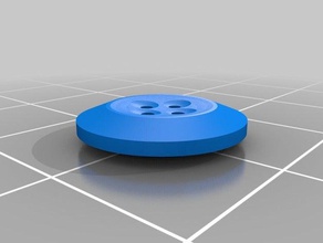 divertido uni-botón de la moda personalizado 3d print model - Mito3D