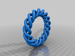 wrapped spiral sculptures 3d print model - Mito3D