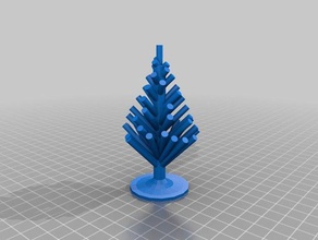 my customized christmas tree models 3d print model - Mito3D