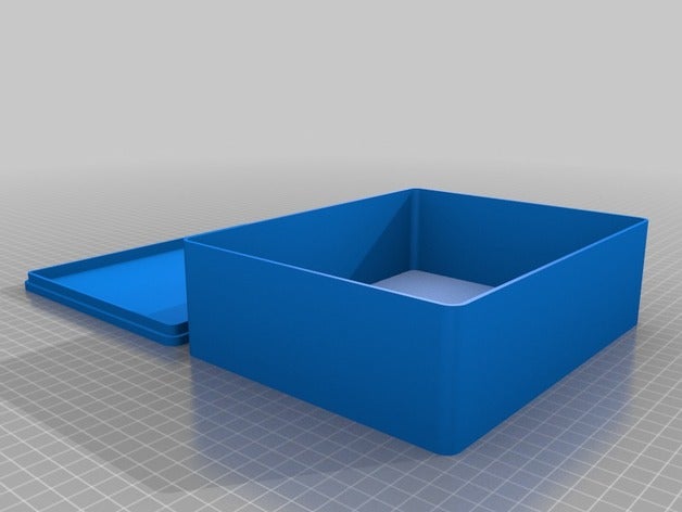 box Küche mit deckel Container kundengebundene 3D print model - Mito3D
