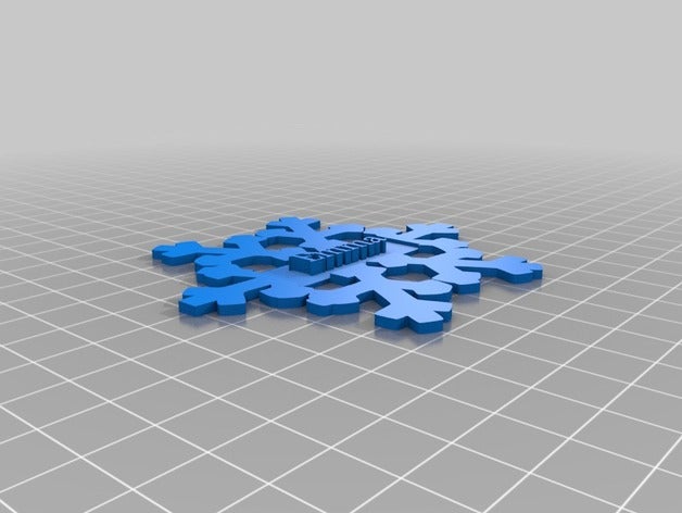 emma snowflake 3D print model - Mito3D