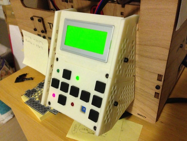 caseparts gen4 interface kit 3d printer control panel openscad tom 3D print model - Mito3D