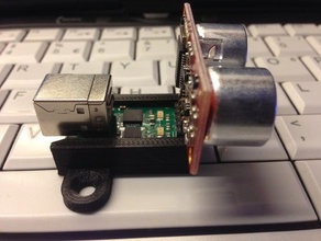 usb i2c pcb support srf08 portée ultrasonique détecteur de l'électronique le capteur ultrasons 3d print model - Mito3D