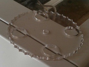 z-axe rotatif de la roue pièces l'acrylique fslaser spectre complet lasercut coupeur laser 3d print model - Mito3D