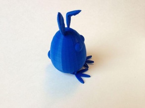 bunny, uovo sculture la pasqua ragazzi ultimaker 3d print model - Mito3D