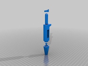 my customized biropette customisable high precision pipette biology 3d print model - Mito3D