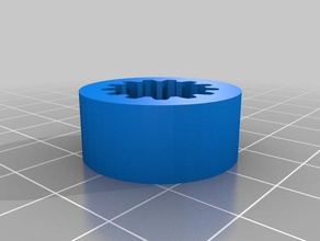 servo threaded rod gears robotics gear coupler makesmith 3d print model - Mito3D