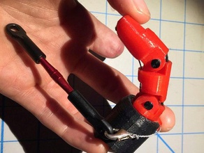 knick-finger v20 hand-Werkzeuge aktivieren finger hand prothetische 3d print model - Mito3D