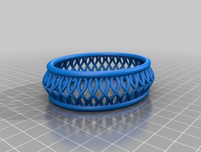 ashley personalizzate twist bracciale di design bracciali su misura 3d print model - Mito3D