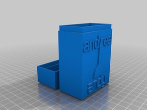 meu cartão personalizado caso personalizador de sistemas office 3d print model - Mito3D