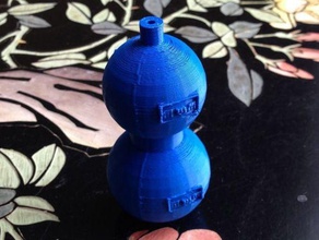 gaaras sand gourd props naruto tinkercad ultimaker 3d print model - Mito3D
