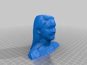 lucy2 Menschen Körper die Büste Gesicht Abbildung Figur Mädchen Kopf Mensch person Oberkörper Frau 3d print model - Mito3D