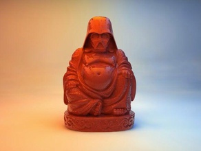 darth buddha sculptures vader star wars 3d print model - Mito3D
