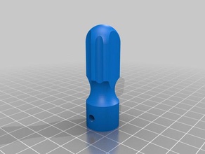 3mm drill handle hand tools customized 3d print model - Mito3D