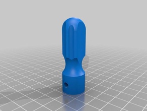 2mm drill handle hand tools customized 3d print model - Mito3D