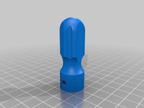 4mm drill handle hand tools customized 3d print model - Mito3D