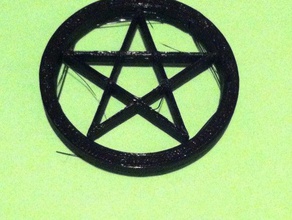 supernatural Pentagramm Dämon fandom pentangle robbinsvillehighschool übernatürliche 3d print model - Mito3D