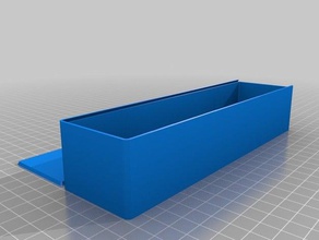 özelleştirilmiş parametrik kutusu sürgülü kapak benim araç sahipleri & kutu 3d print model - Mito3D