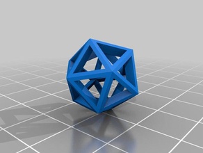 icosa 29 Mathe-Kunst kundengebundene 3d print model - Mito3D