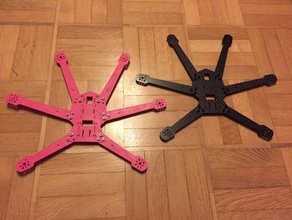 pollux v3 345mm hexacopter 3d imprimable r c véhicules 3d print model - Mito3D