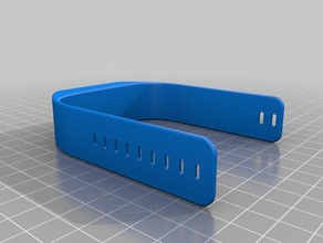 fitbit one adjustable wristband accessories wearable 3d print model - Mito3D