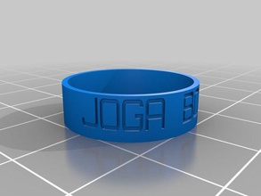 joga bonito anillo los anillos personalizado 3d print model - Mito3D