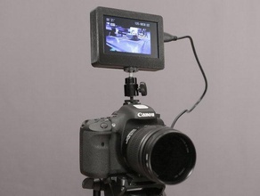 diy monitör dslr herhangi bir hdmı cihaz kameralar kamera adafruit bağdaştırıcı ekran elektronik tripod 3d print model - Mito3D