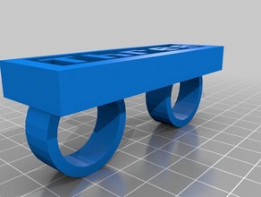 threeringnew les anneaux personnalisé 3d print model - Mito3D