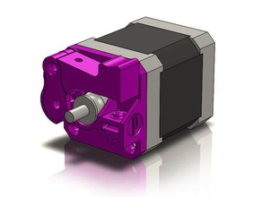la primavera de carga bloque unidad extrusora - leapfrog creatr Impresora 3d extrusoras un mecanismo resorte 3d print model - Mito3D