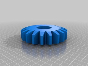 my customized basic gear 1 3d printing 3d print model - Mito3D