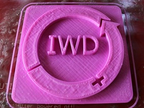 dia internacional da mulher logotipo sinais logotipos 3d print model - Mito3D